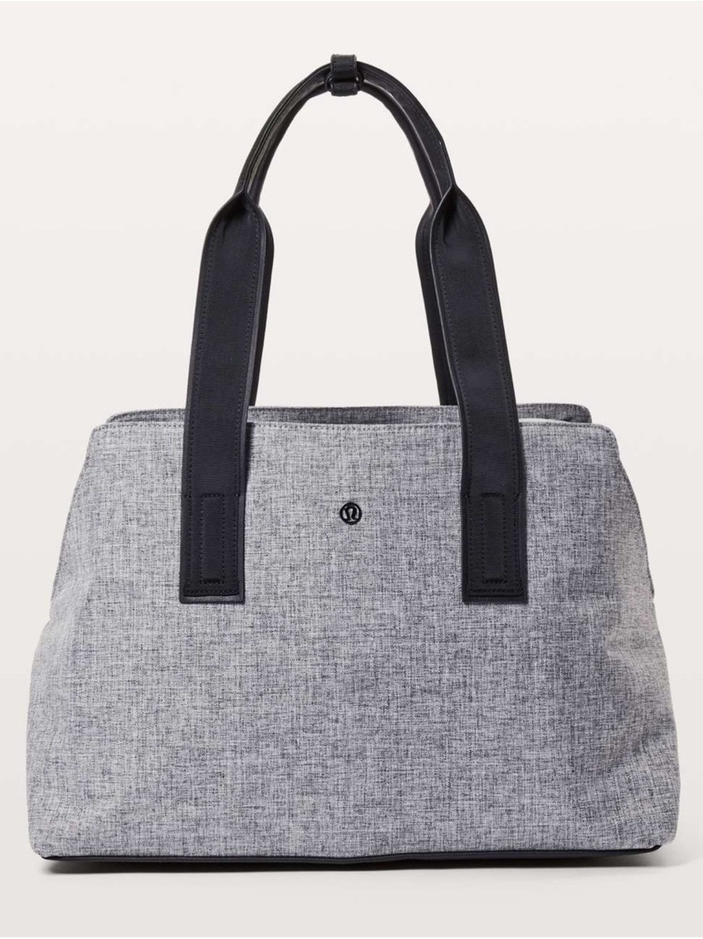 Lululemon Go Getter Bag Heather Gray with Black Straps